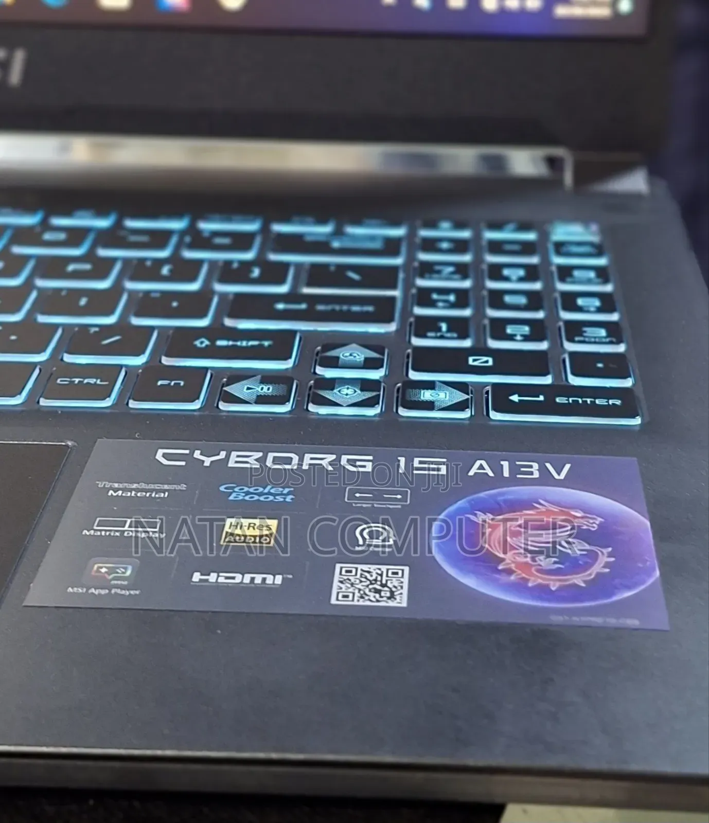 New Laptop MSI Cyborg 15 16GB Intel Core I7 SSD 512GB