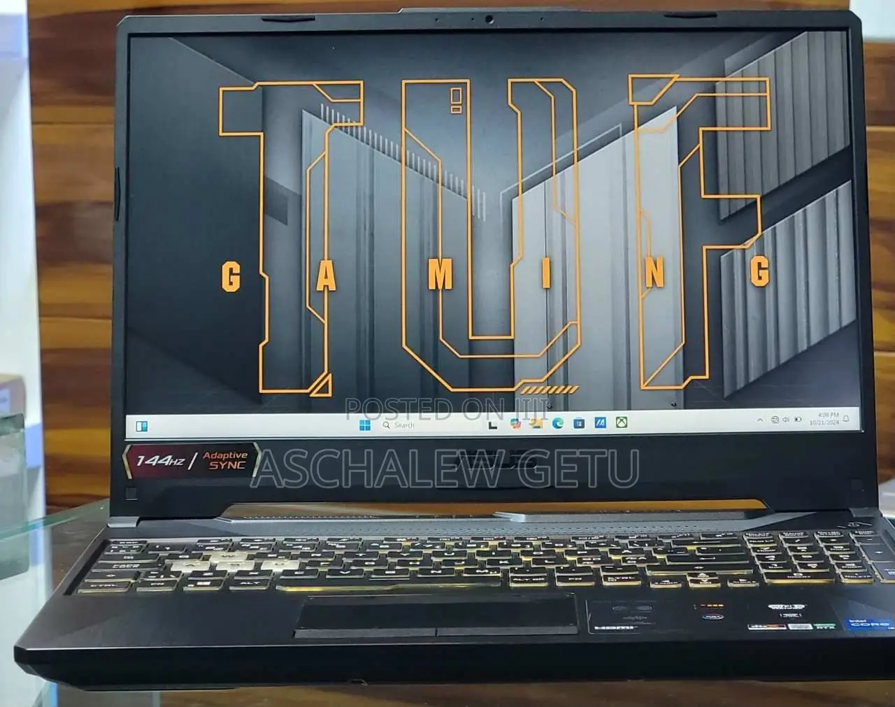 New Laptop Asus TUF Gaming A15 16GB Intel Core I5 SSD 512GB