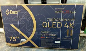 Enzo 75 Inch Tv Smart Qled Webos Hud New 2025 Original Product Tv