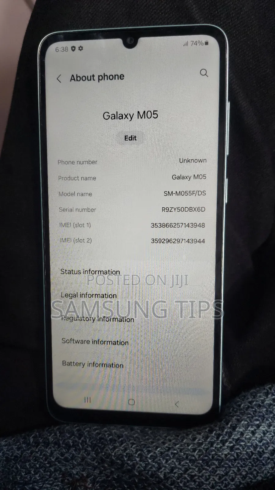 New Samsung Galaxy M05 64 GB Blue