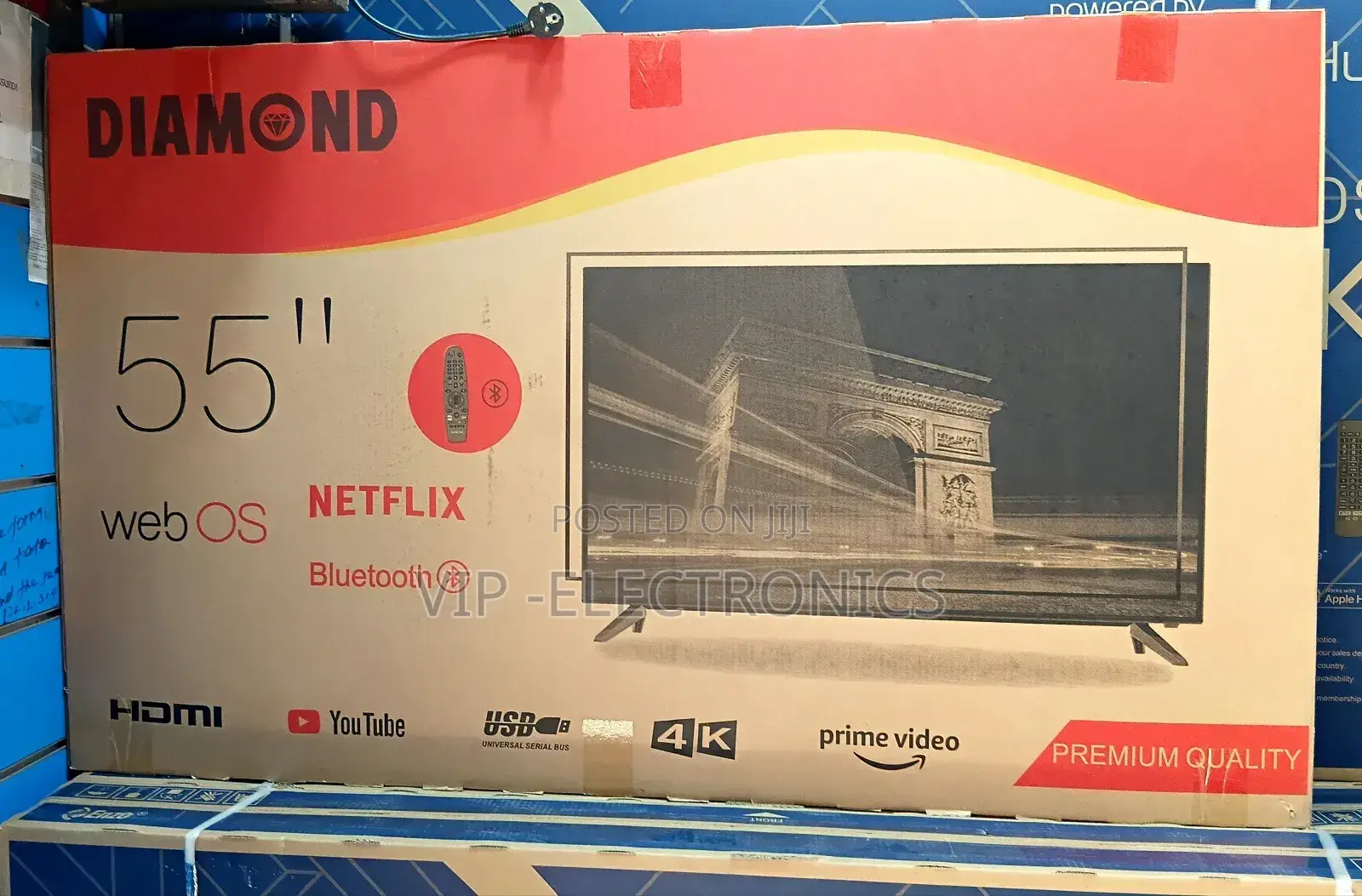 Diamond 55 Inch Tv Smart Uhd Webos New 2025 Original Products Tv