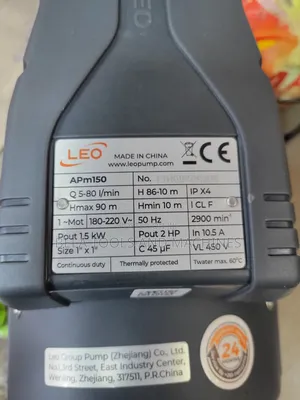 High Quality Leo Water Pump 2hp Surface Pump Europe Standard