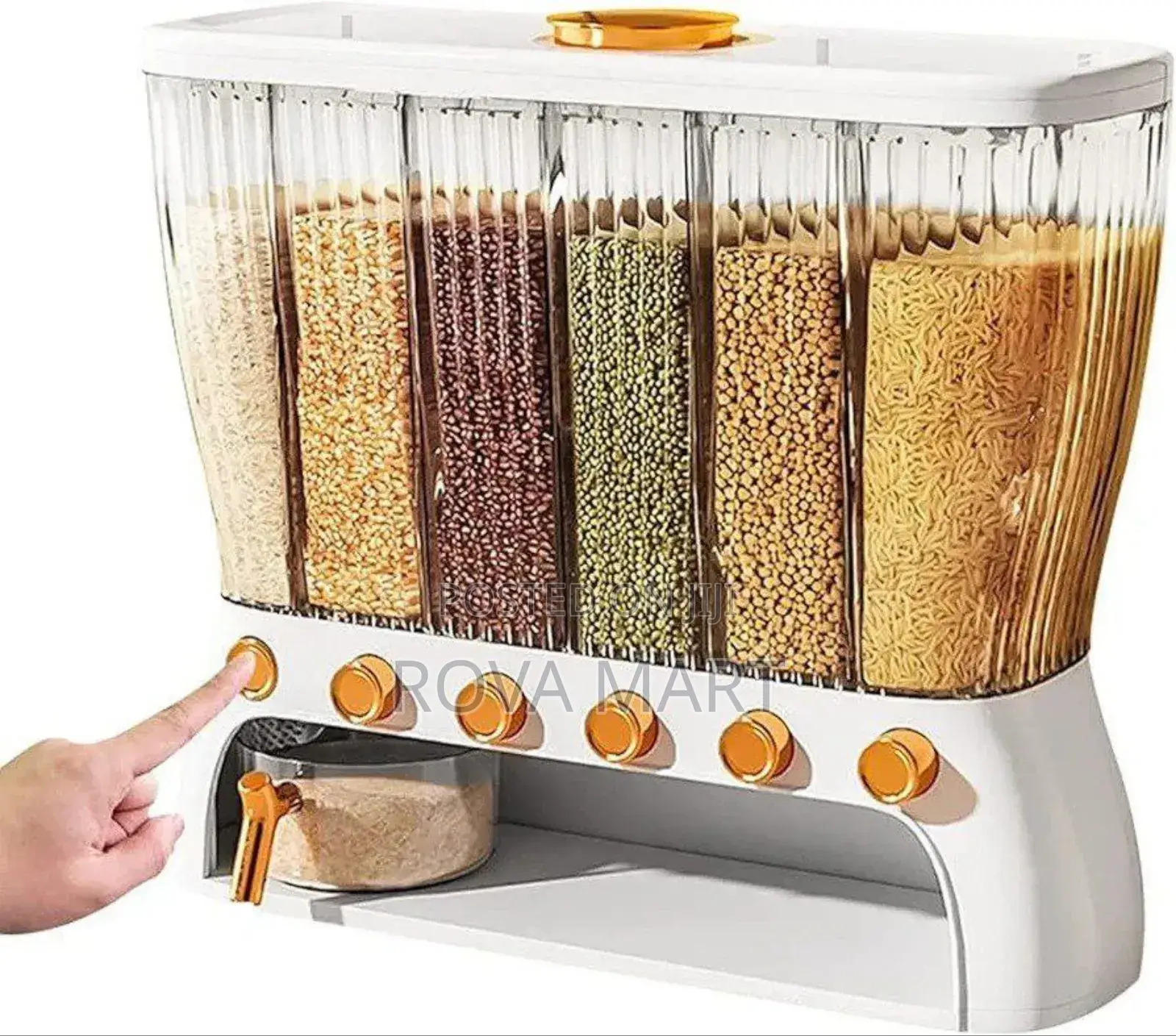 Multiple Dispensers For Cereal Grains And Pulse