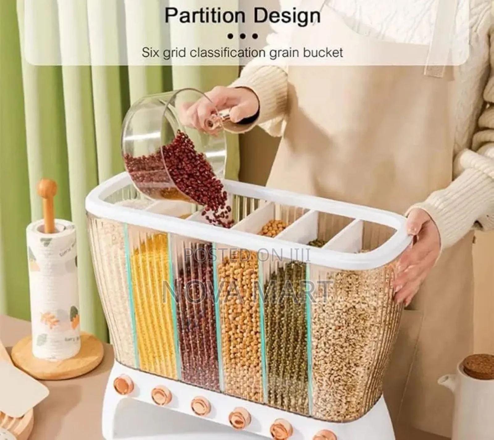 Multiple Dispensers For Cereal Grains And Pulse