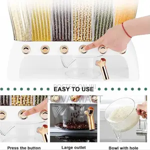 Multiple Dispensers For Cereal Grains And Pulse
