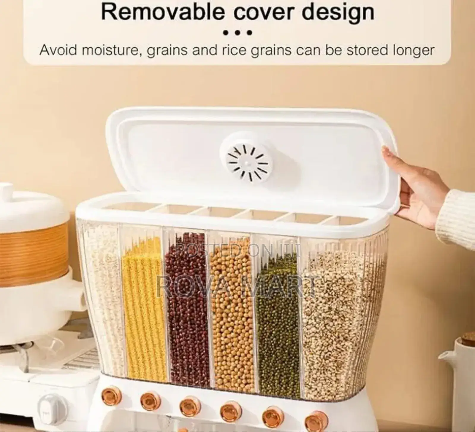 Multiple Dispensers For Cereal Grains And Pulse