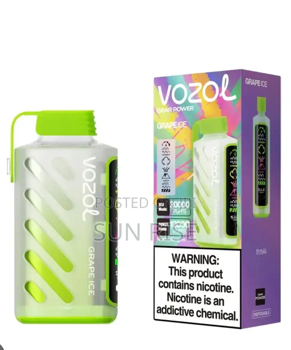 Vozol 20000 Puff Vape Grape Ice Flavor