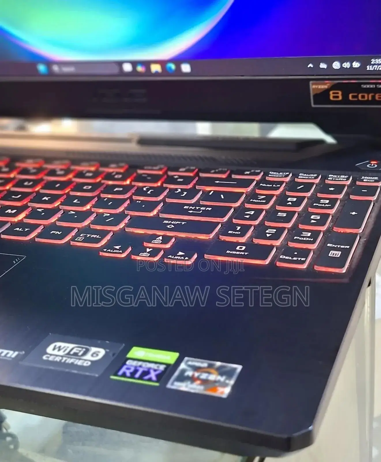 New Laptop Asus TUF Gaming A15 16GB AMD Ryzen 7 SSD 512GB