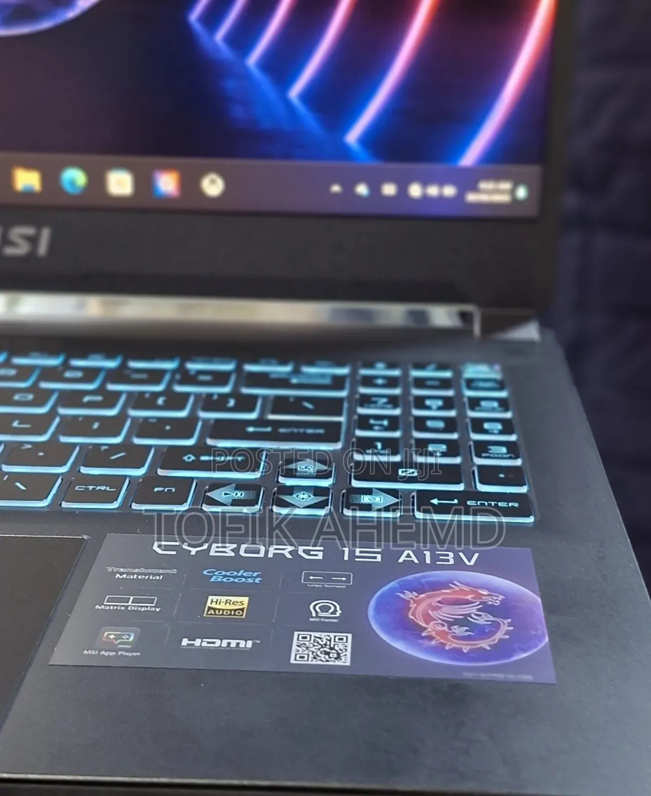 New Laptop MSI GF63 16GB Intel Core I7 SSD 512GB