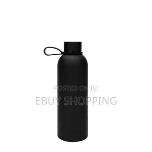 Double Wall Vacuum Insulated Bottle - Black, Blue, Pink
