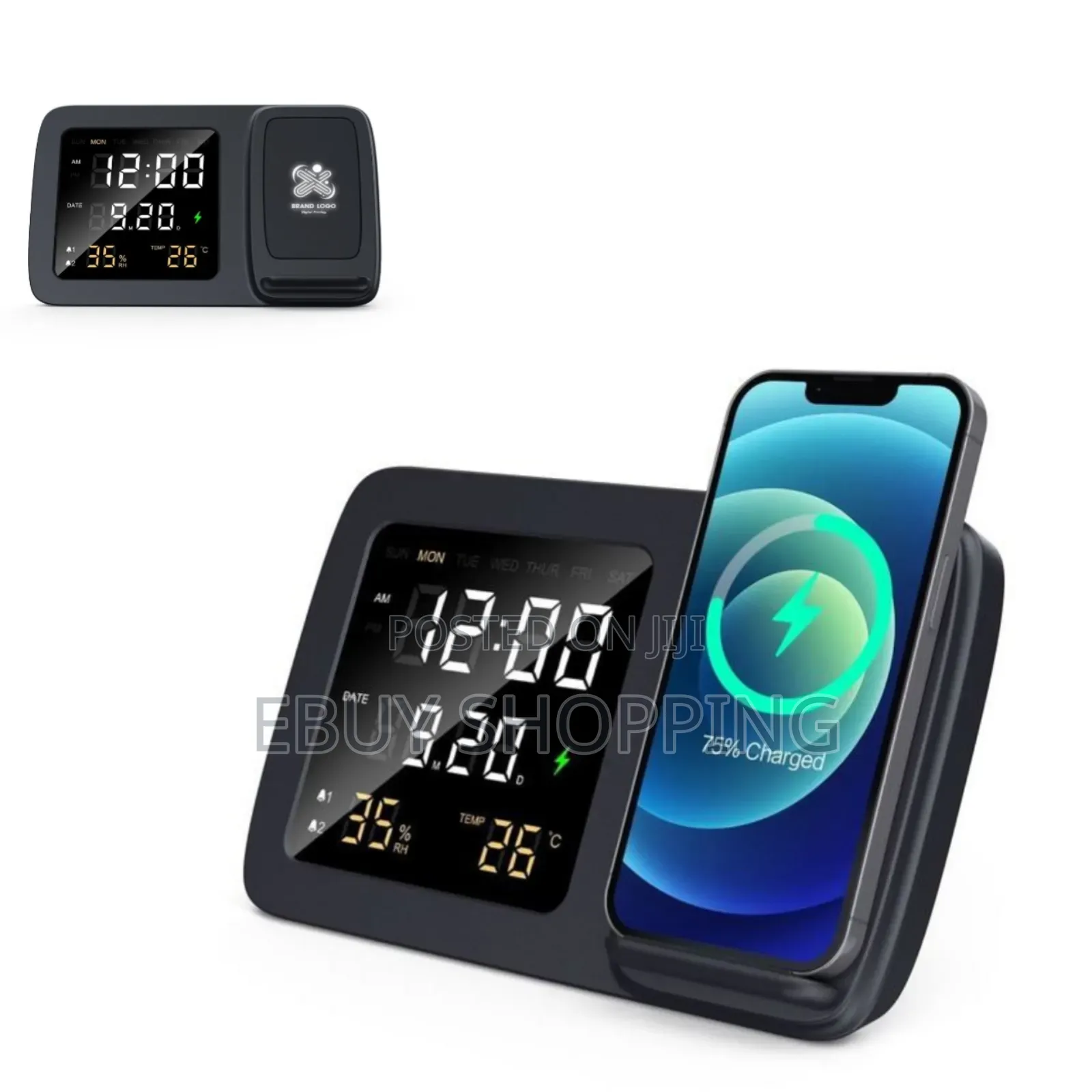 Smart Digital Alarm Clock With Humidity Temperature Sensor