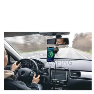 Car Phone Holder With Vacuum Suction 15w Magnetic Charging