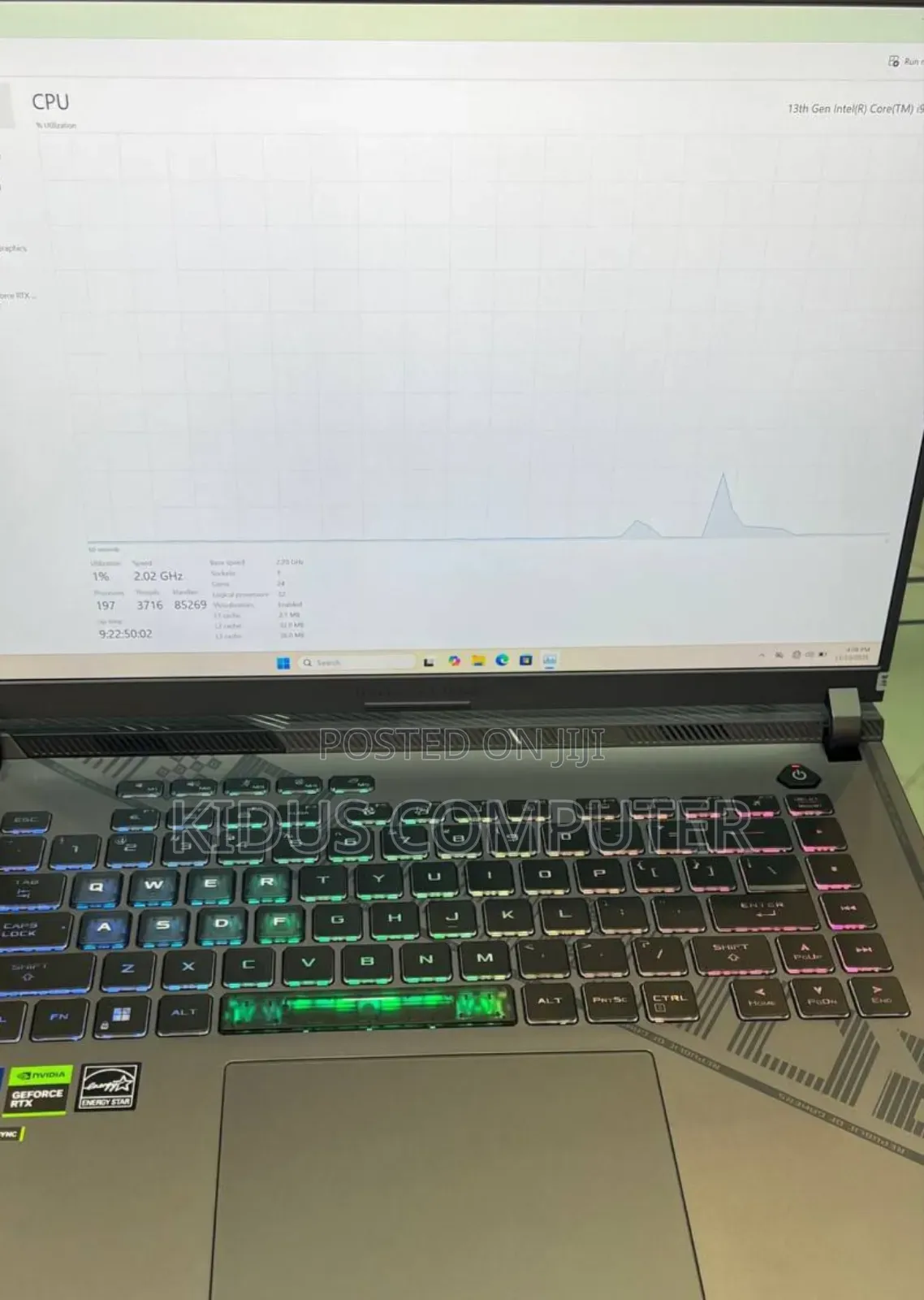 New Laptop Asus ROG Strix G16 G614 16GB Intel Core I9 SSD 1T