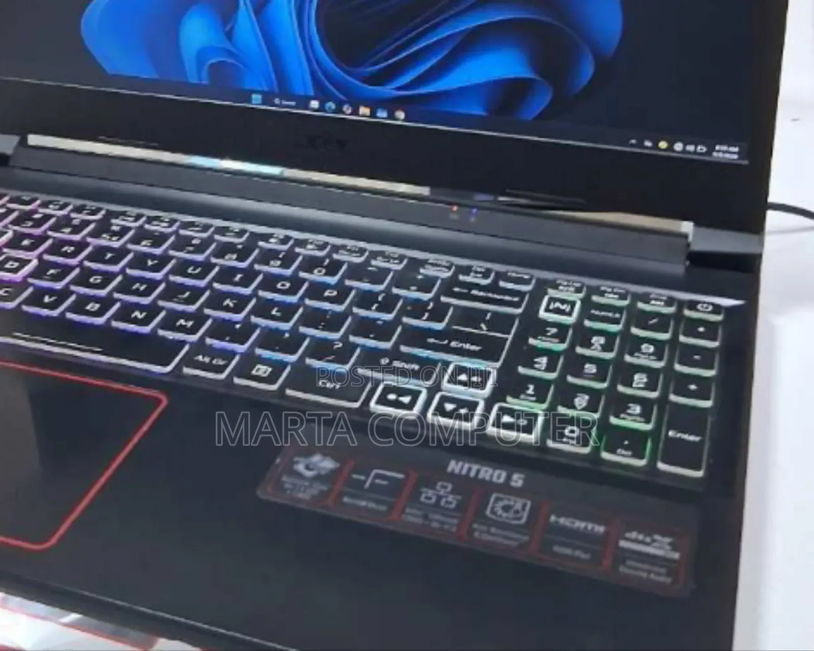 New Laptop Acer Nitro 5 12GB Intel Core I5 SSD 512GB