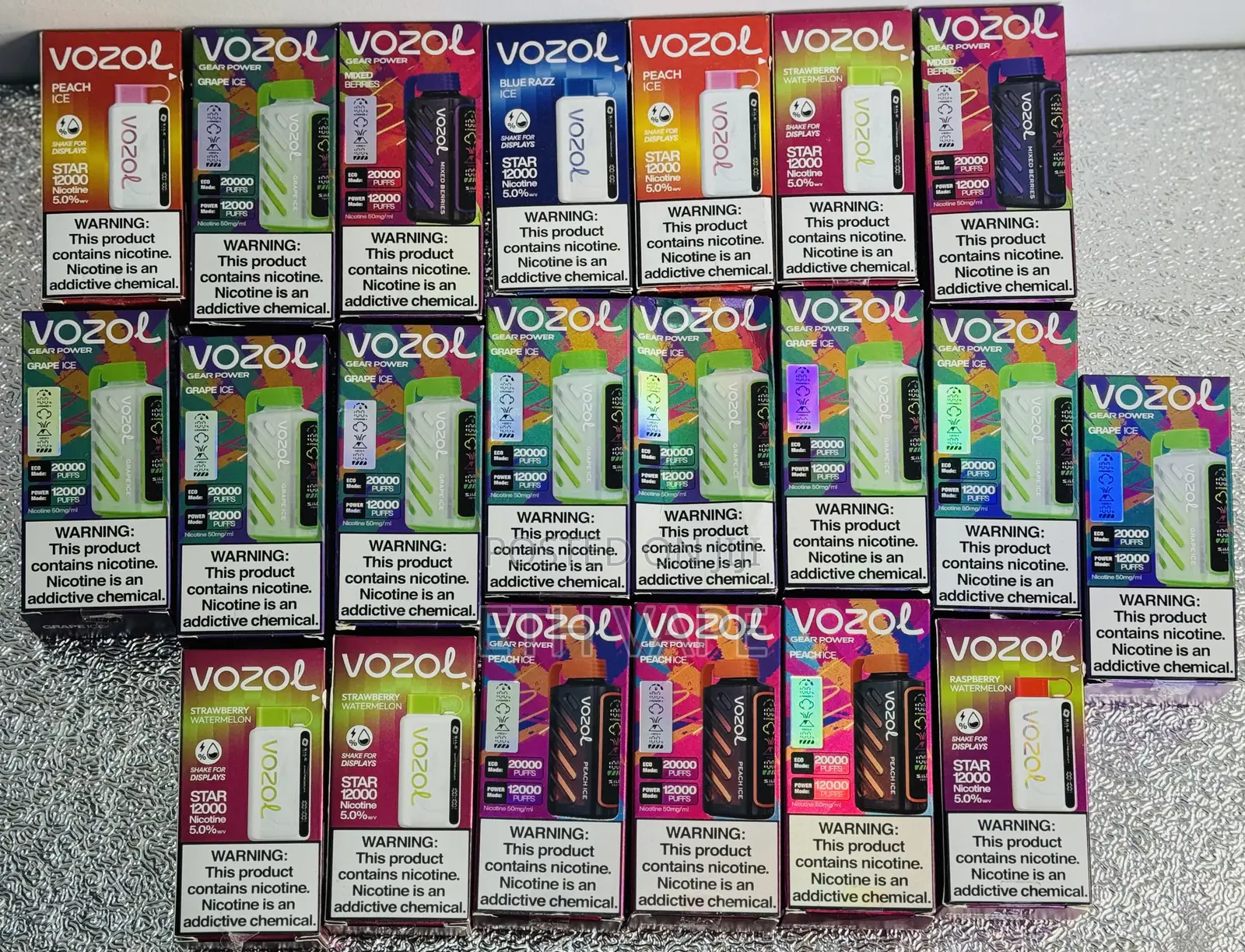 Vozol Vape 20,000 Star  and 12,000 
