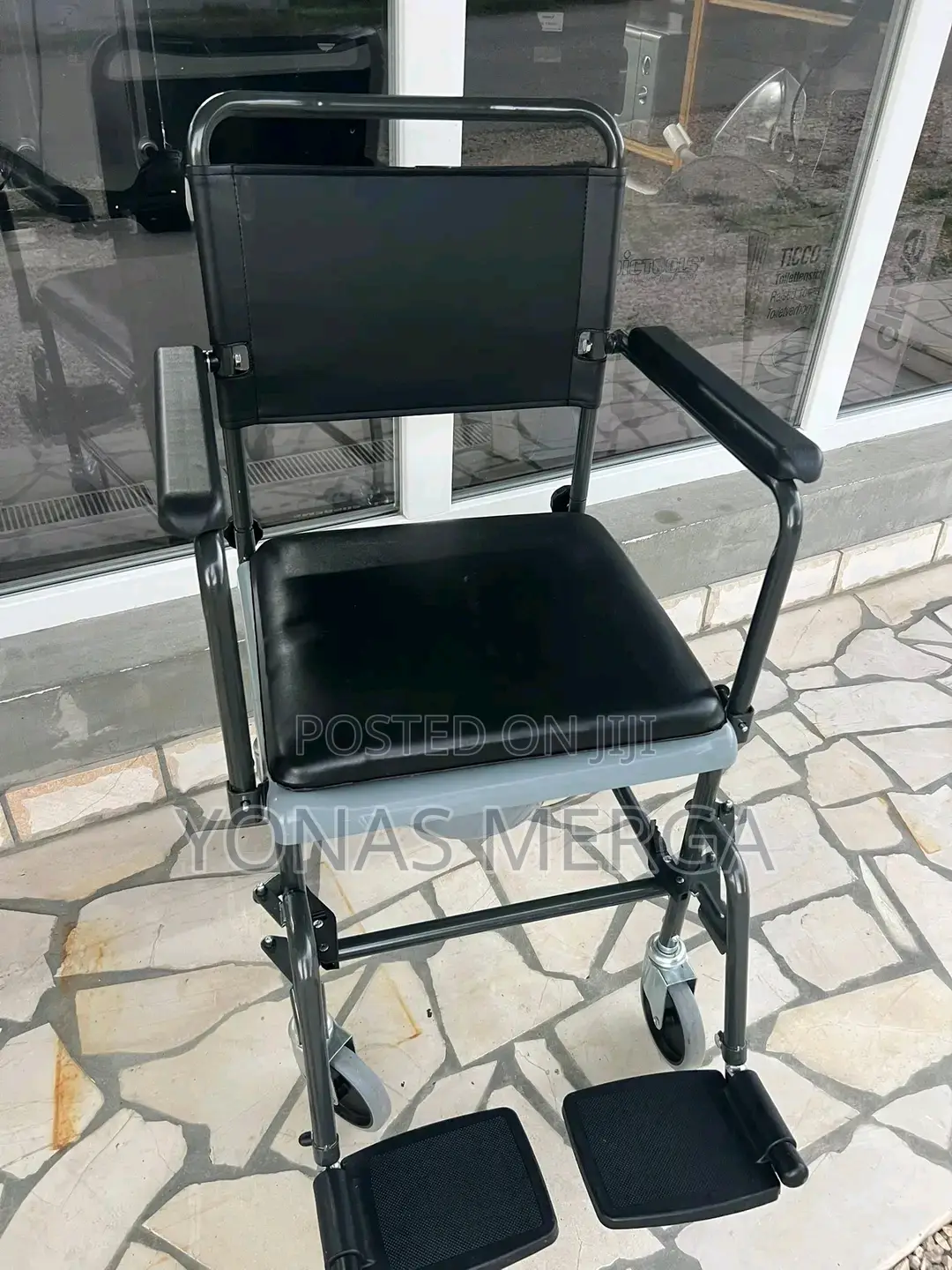 Commode Chair Toilet Seat賑盾disabled Travel Chairة፭bedside Commode