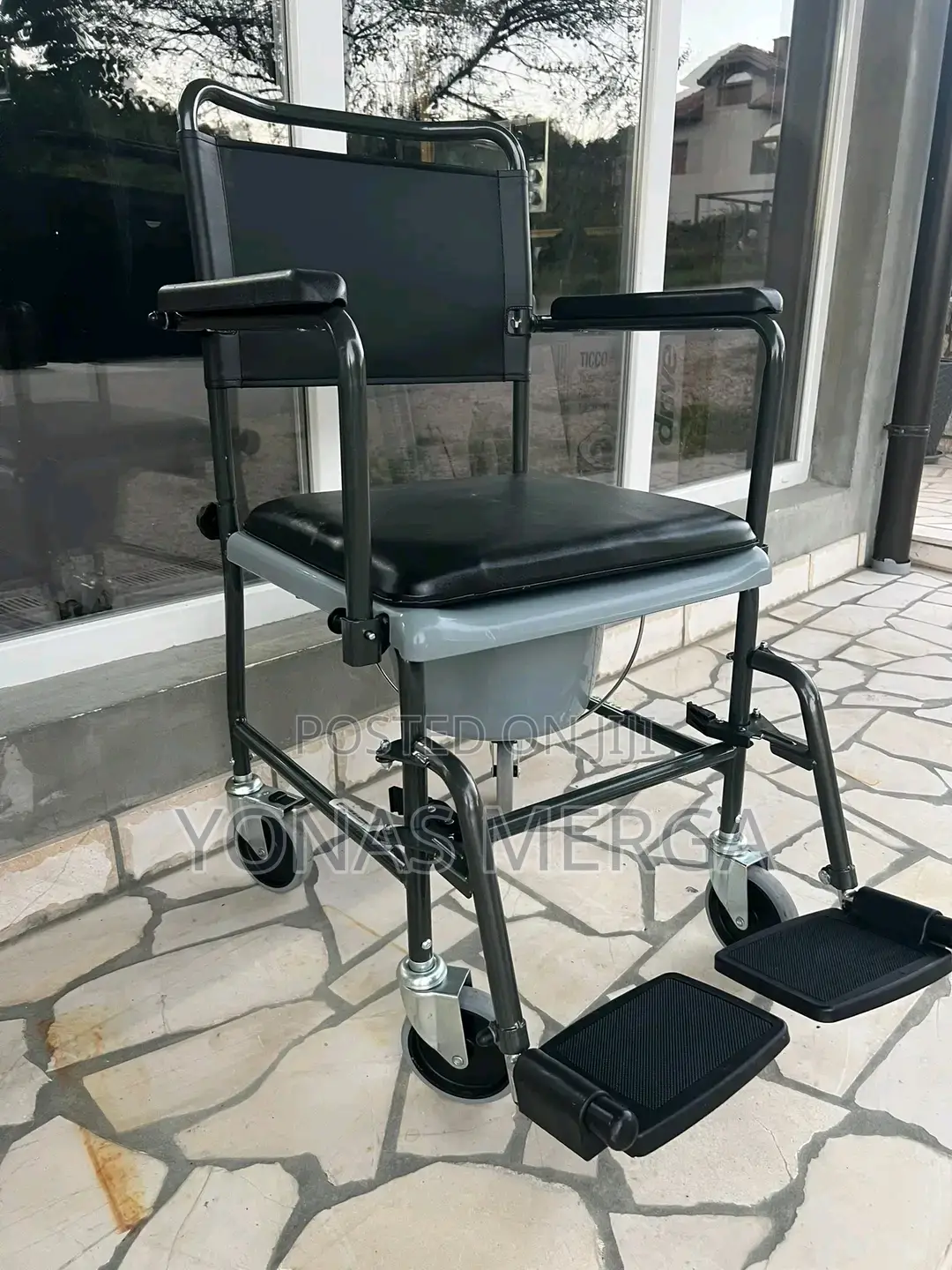 Toilet Pot身鶥portable Aluminum Shower Chair臨侖bathing Regular Wheelchair