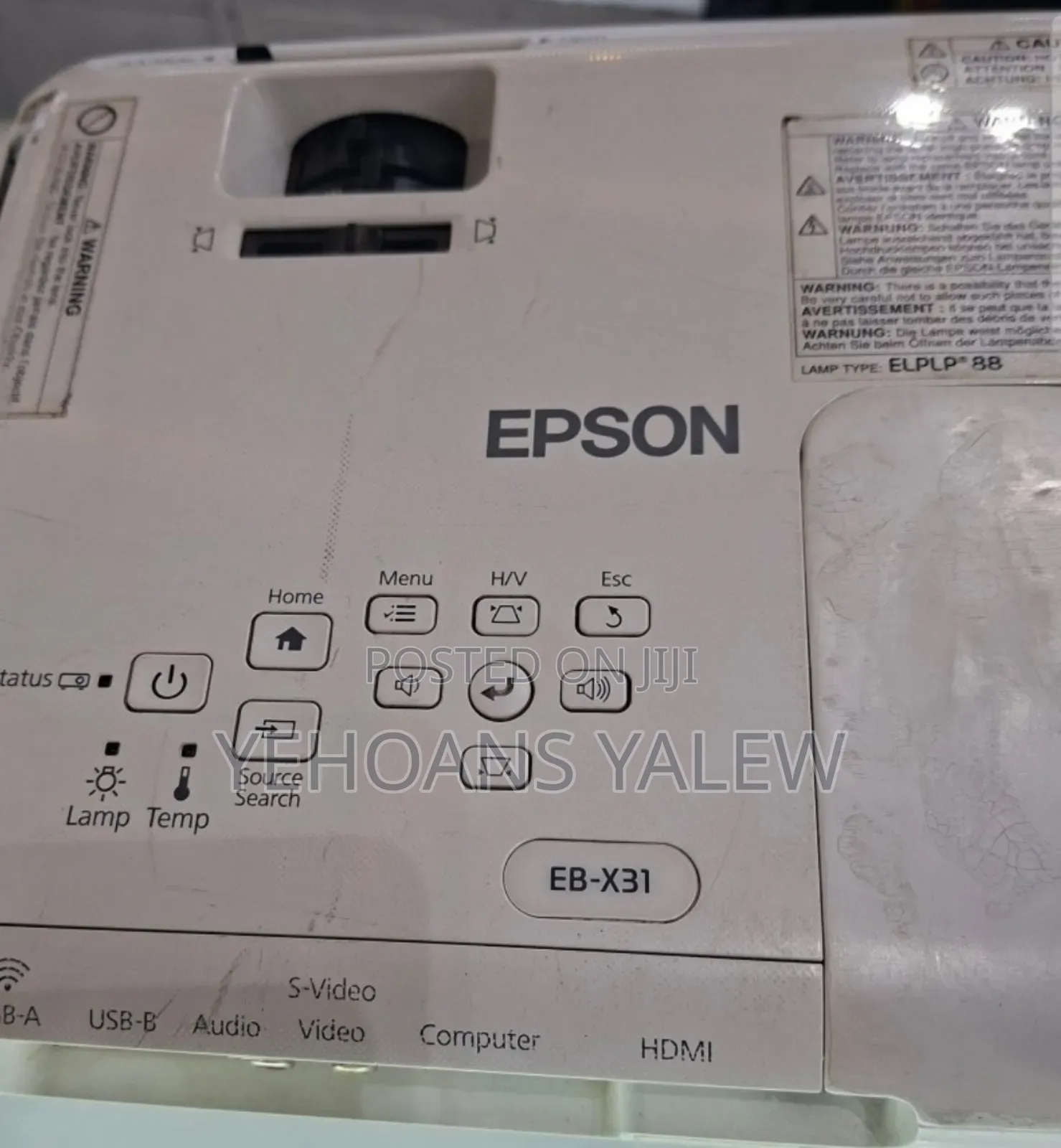 Wepson Projector Model Name: Eb-X31 Hardware Interface: Vga, Usb, Hd