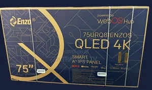 Photo - Enzo 75 Inch Smart Android Tv New Arrival2025 Youtube and Wifi Access