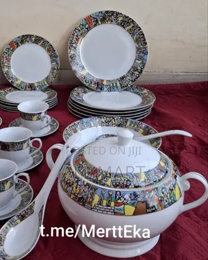 35 Pc Ethiopian Traditional Dinner Set