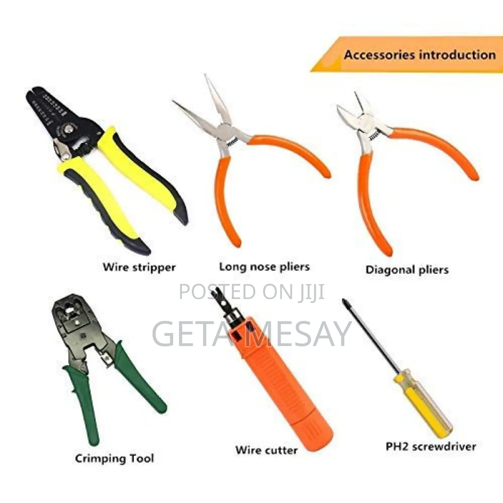 Telecommunication Maintenance Kit Multimeter, Crimper, Tester for It