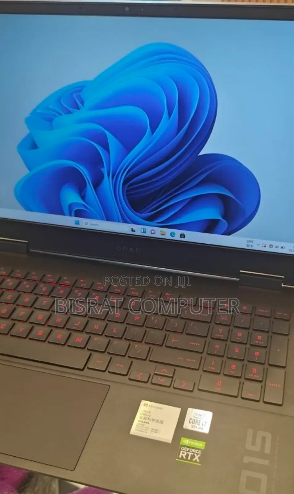 New Laptop HP Omen 15 16GB Intel Core I7 SSD 512GB