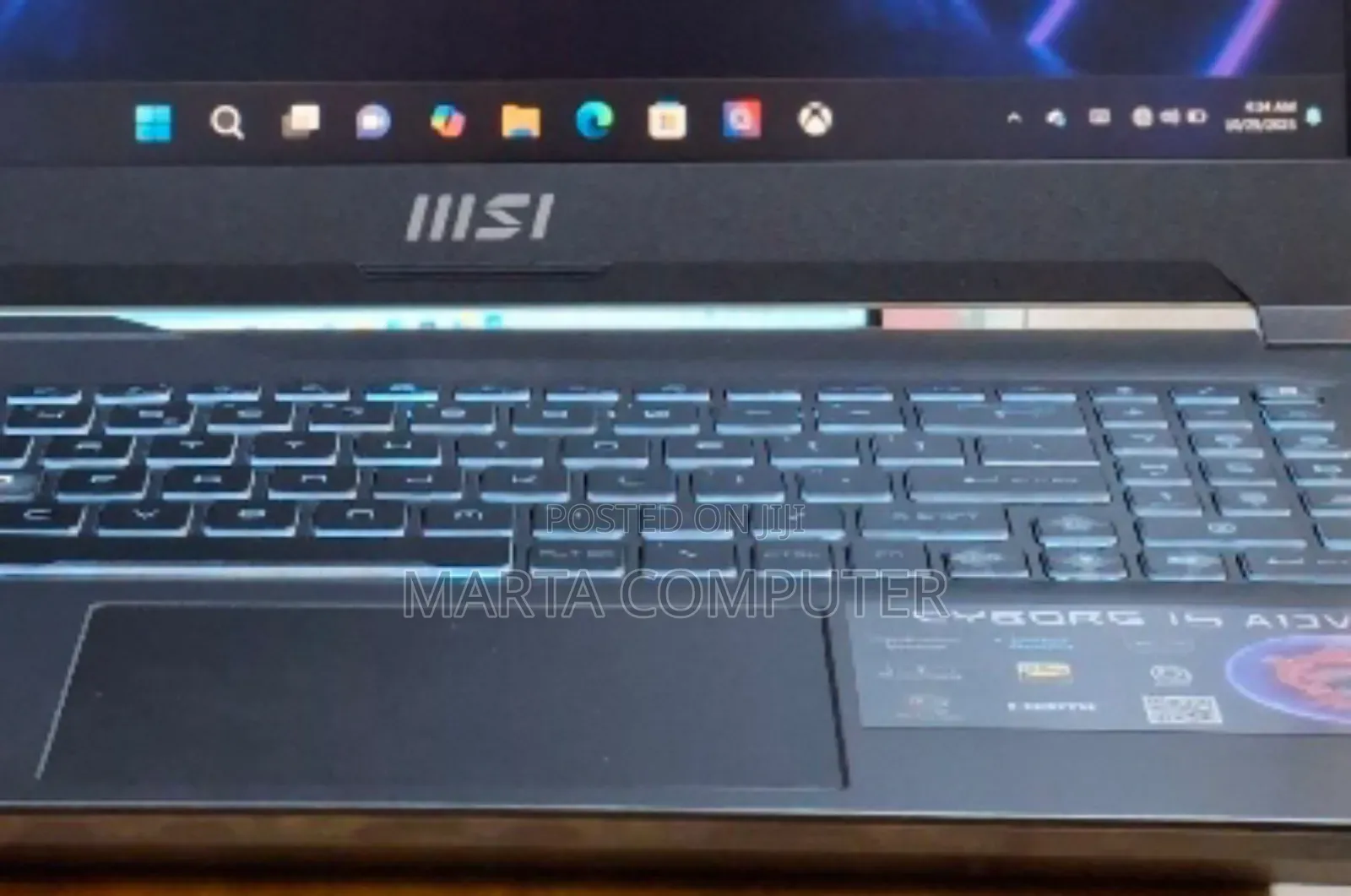 New Laptop MSI Cyborg 15 16GB Intel Core I7 SSD 512GB