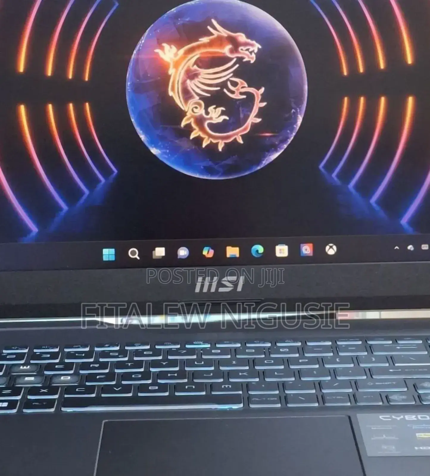 New Laptop MSI Cyborg 15 16GB Intel Core I7 SSD 512GB