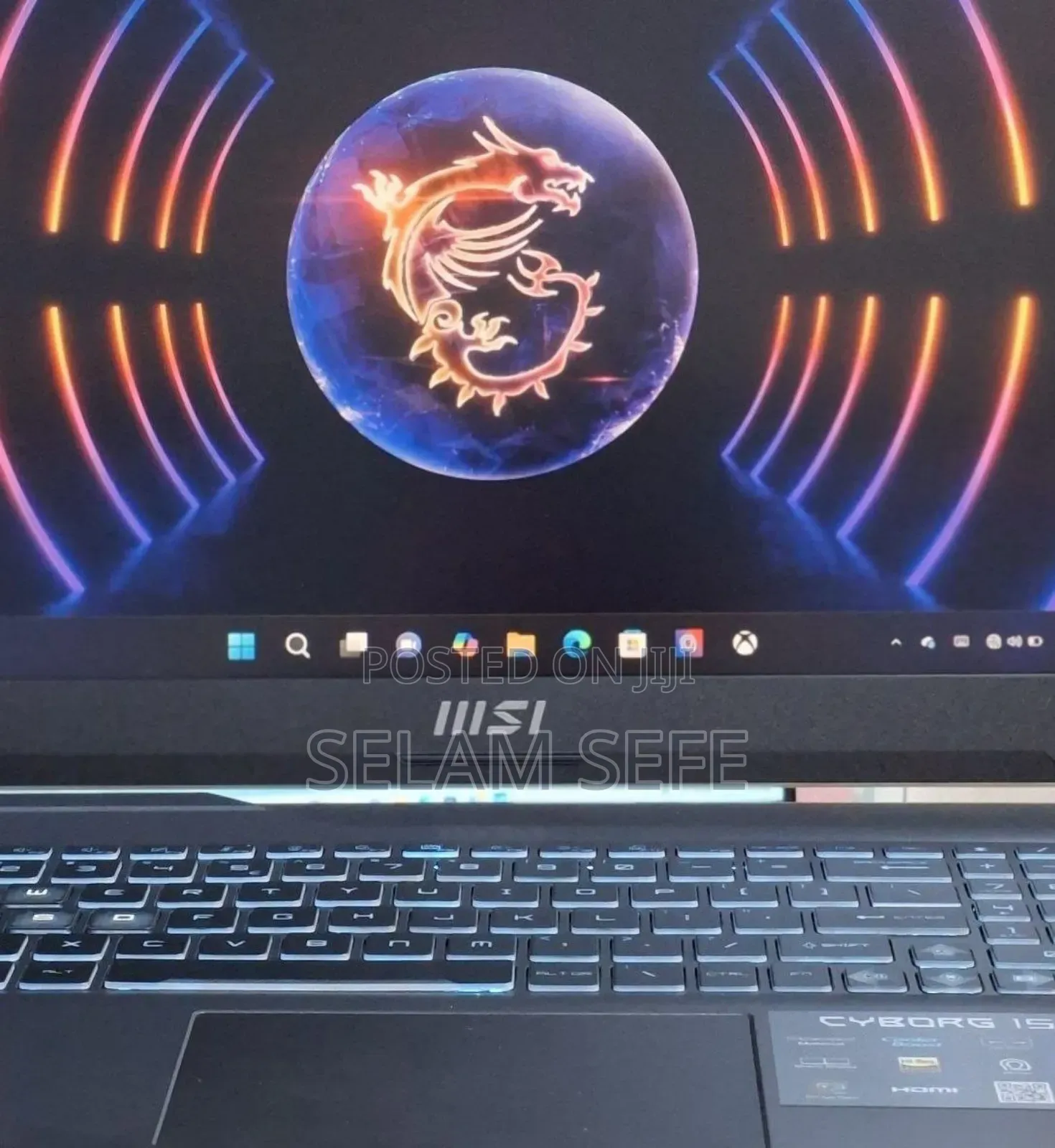 New Laptop MSI Cyborg 15 16GB Intel Core I7 SSD 512GB