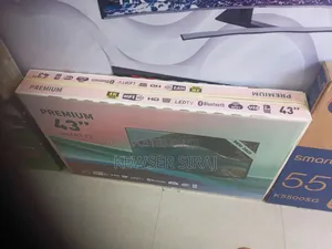 Premium Tv 43inch Double Glass Youtube Video Bluetooth