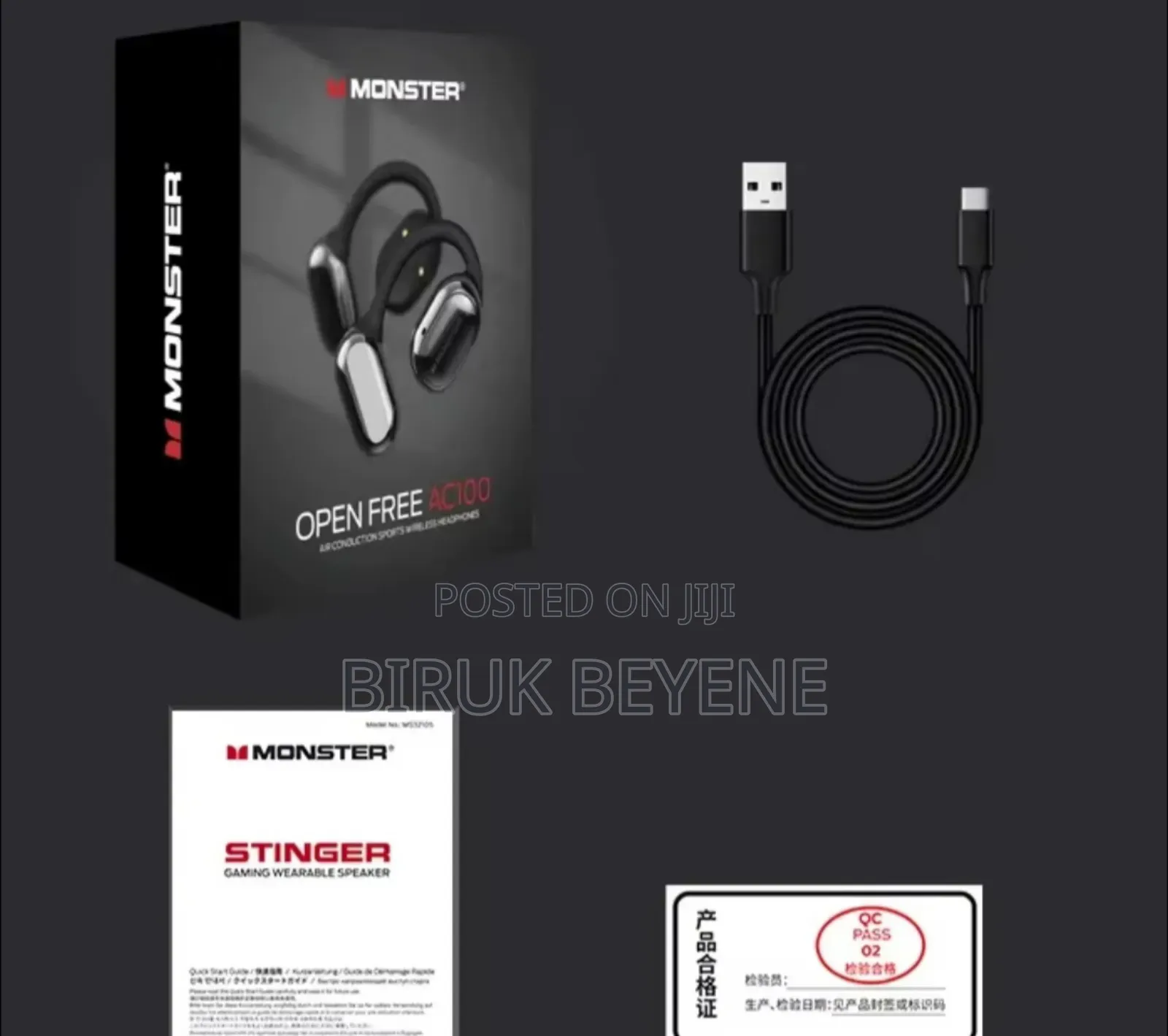 Monster Ac100 Open Free Quality Earbuds