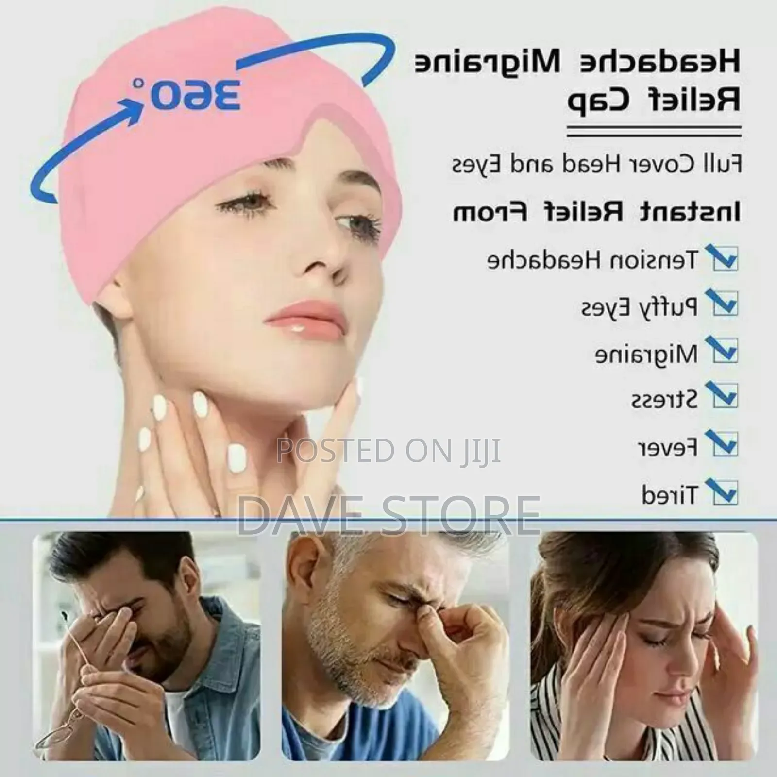 Migraine Headache Relief Gel Cap