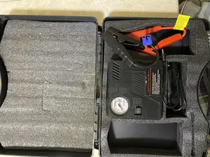 Car Emergency Kit Parts – Jump Starter Clip + Digital Tire Inflator