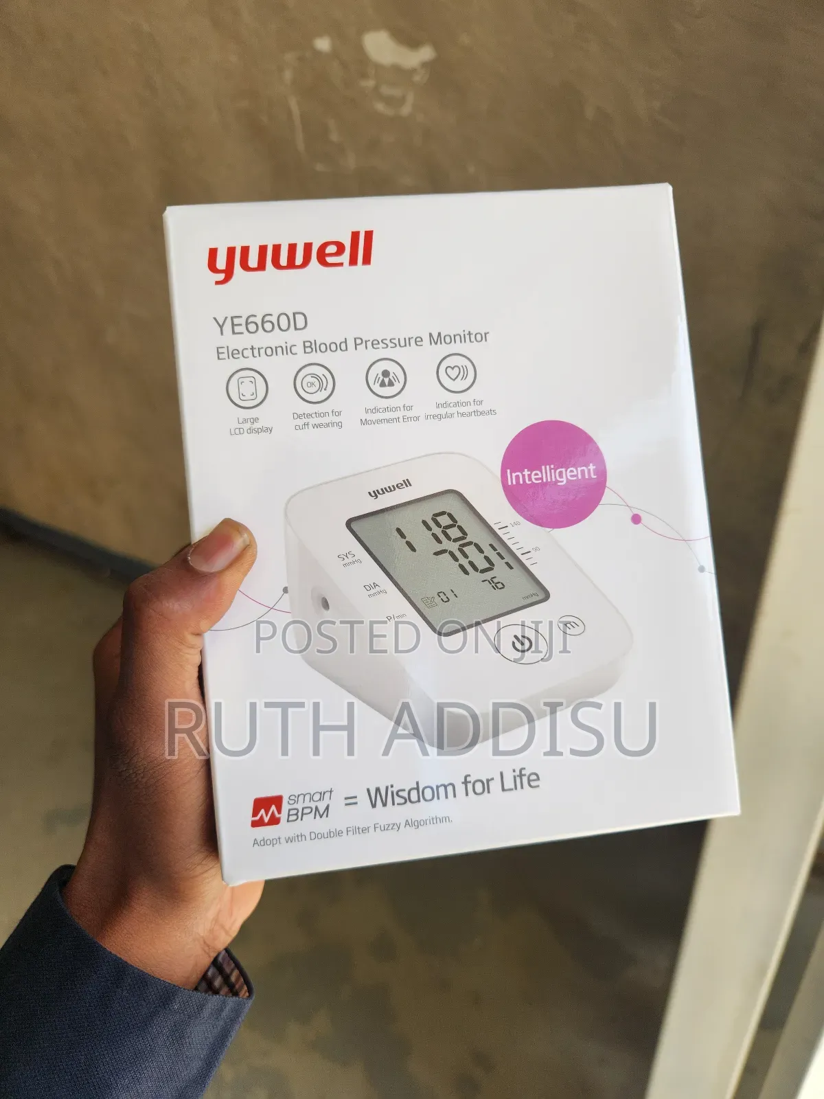 Yuwell Model Ye660d Best Model Rechargeable Blood Pressure Monitor