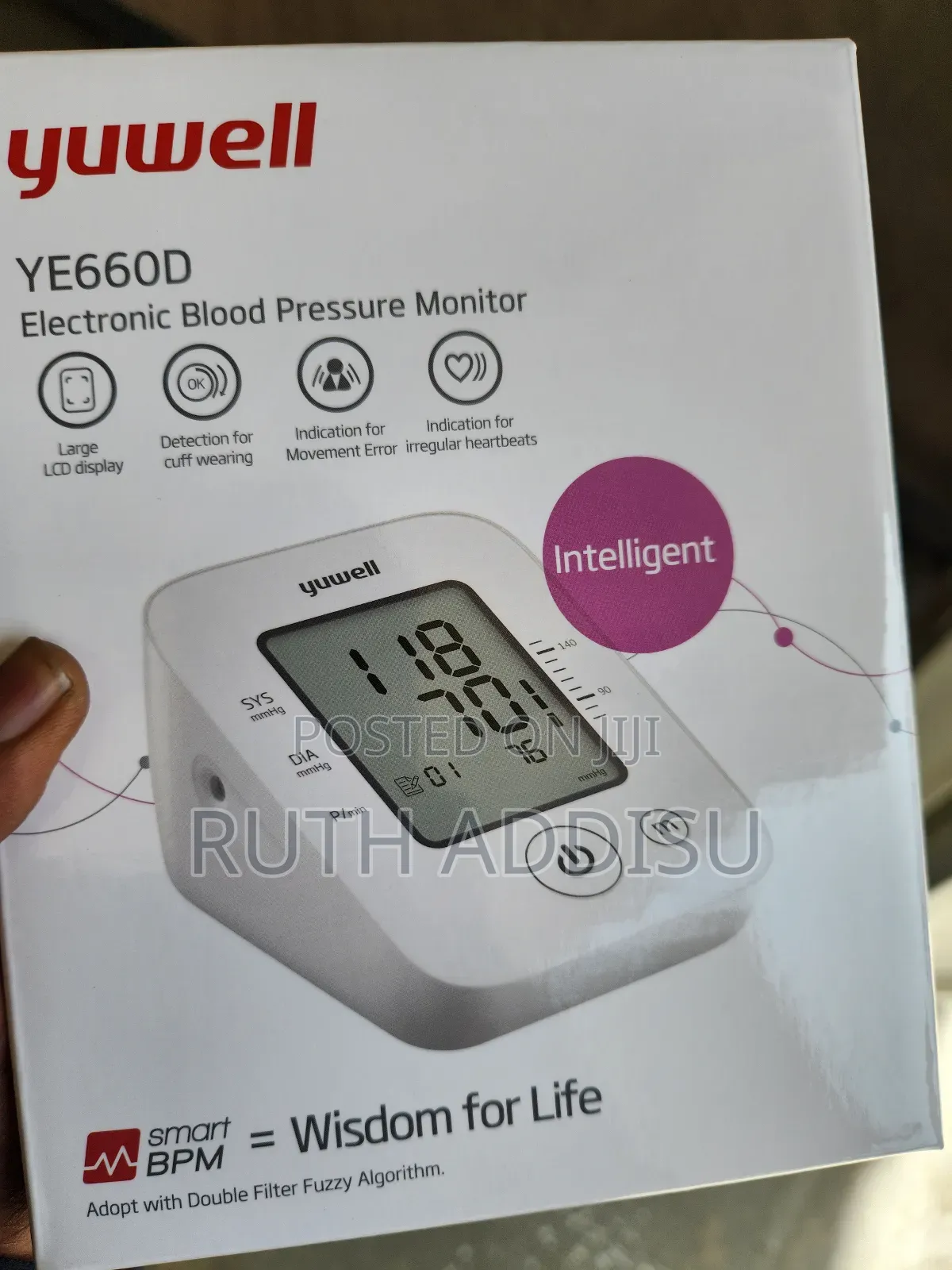 Yuwell Brand New Medical Blood Pressure Monitor鳵我digital Bp Rechargeab