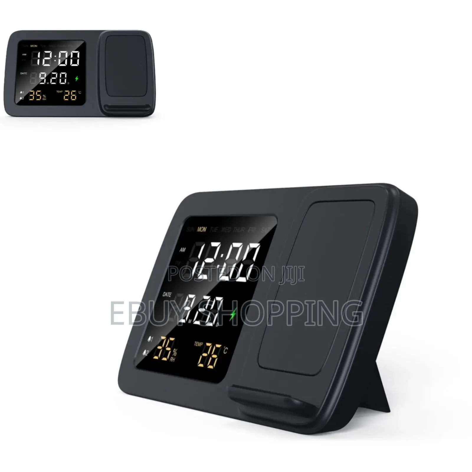 All-in-One Wireless Charging Station With Led Digital Display
