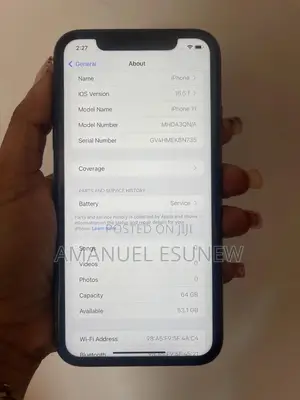 Apple iPhone 11 64 GB Black