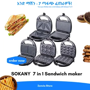 Photo - Sokany 7- In-1 Sandwich Maker