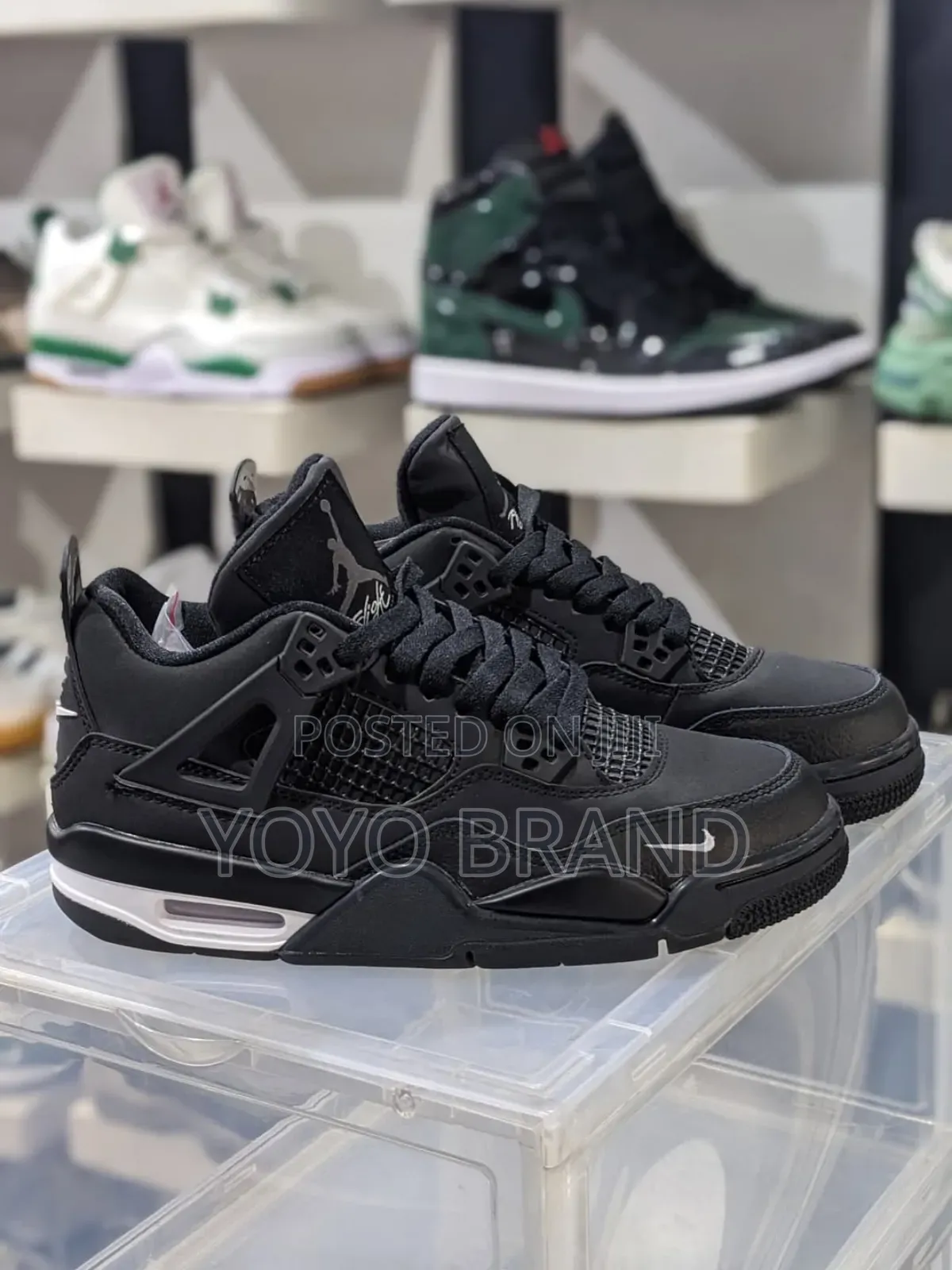 Air Jordan 4 Retro Black White