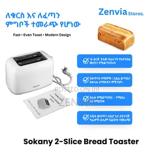 Sokany 2-slice Bread Toaster | 🔴 Free Delivery 🔴 |