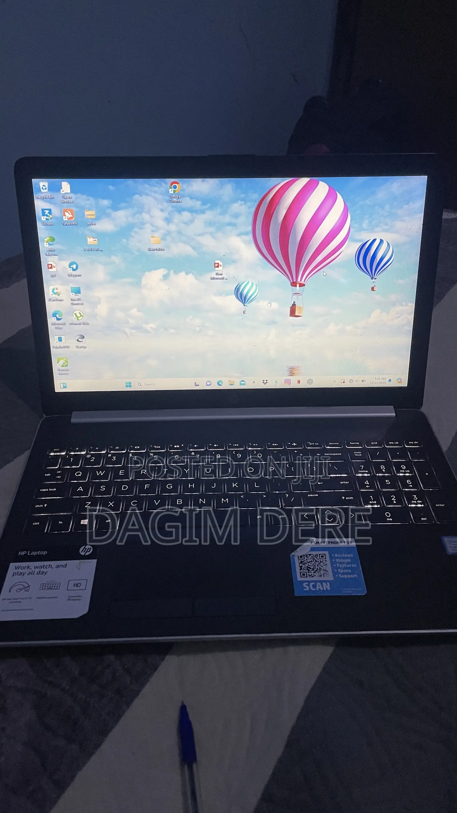 Laptop HP 15-Da3007nia 8GB Intel Core I5 HDD 1T