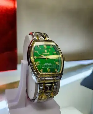 Mens Stainless Steel Calendar Watch Quartz Wristwatches