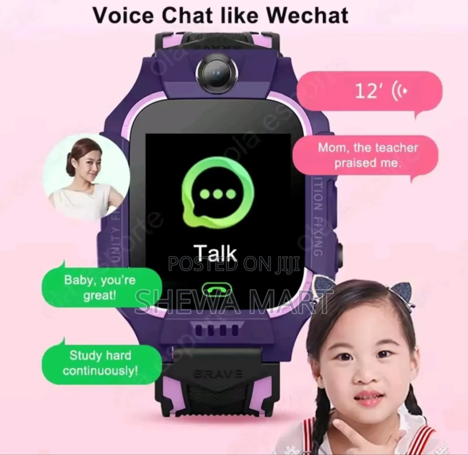 Kids GPS Smart Watch for Boy Girl 3-15 Years Old Real-Time Tracking