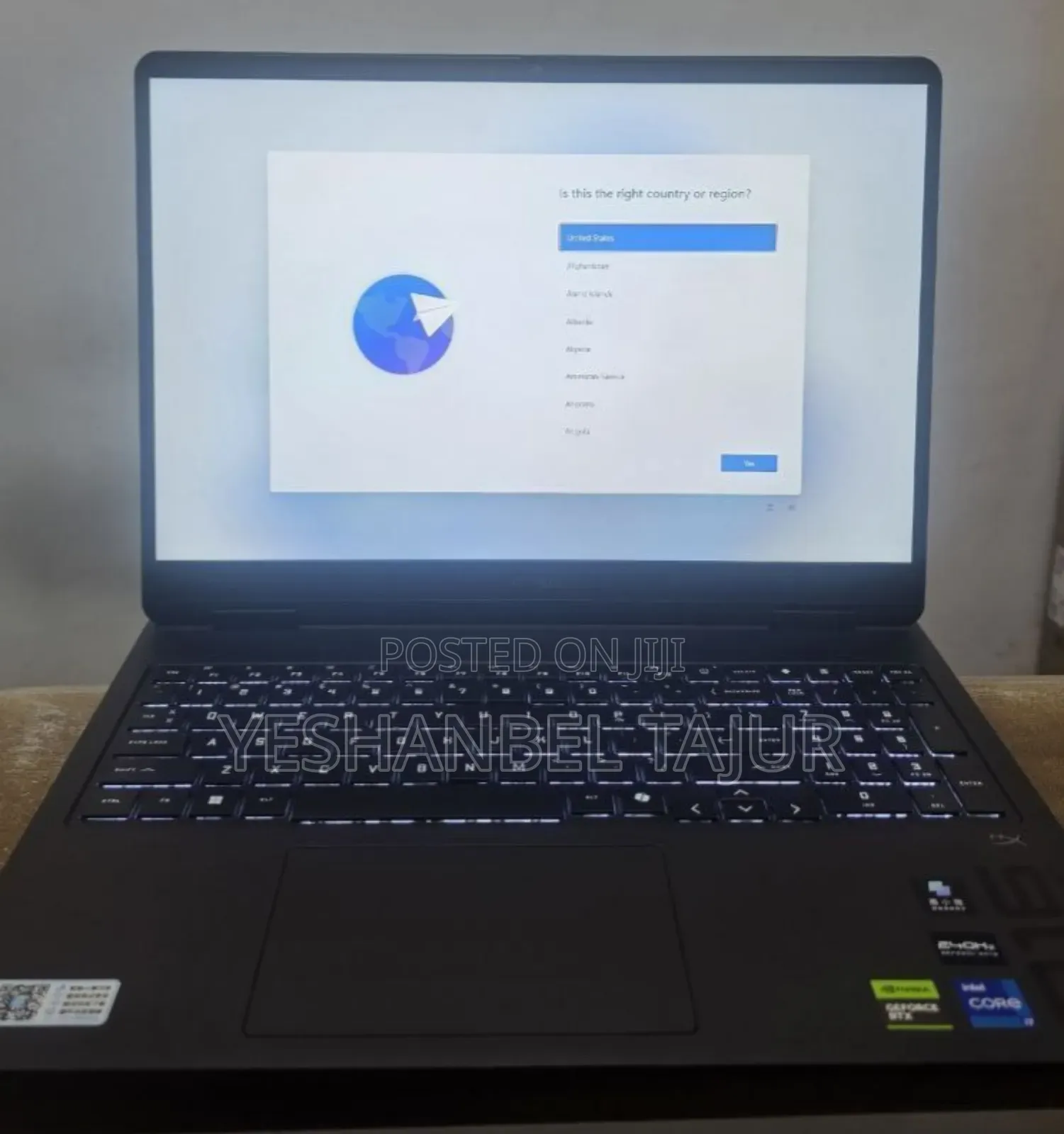 New Laptop HP Omen 16 16GB Intel Core I7 SSD 1T