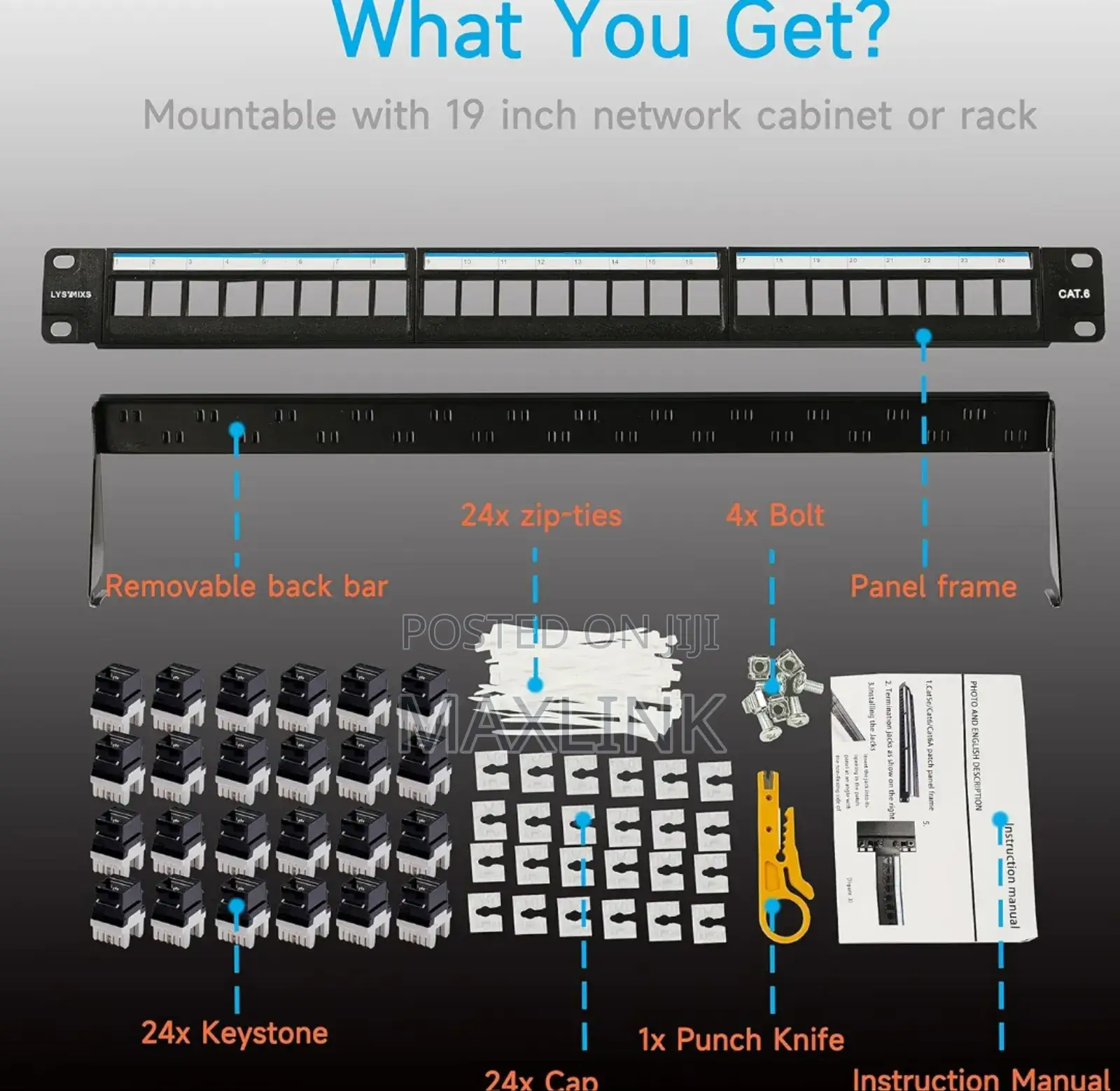 24 Port Patch Panel