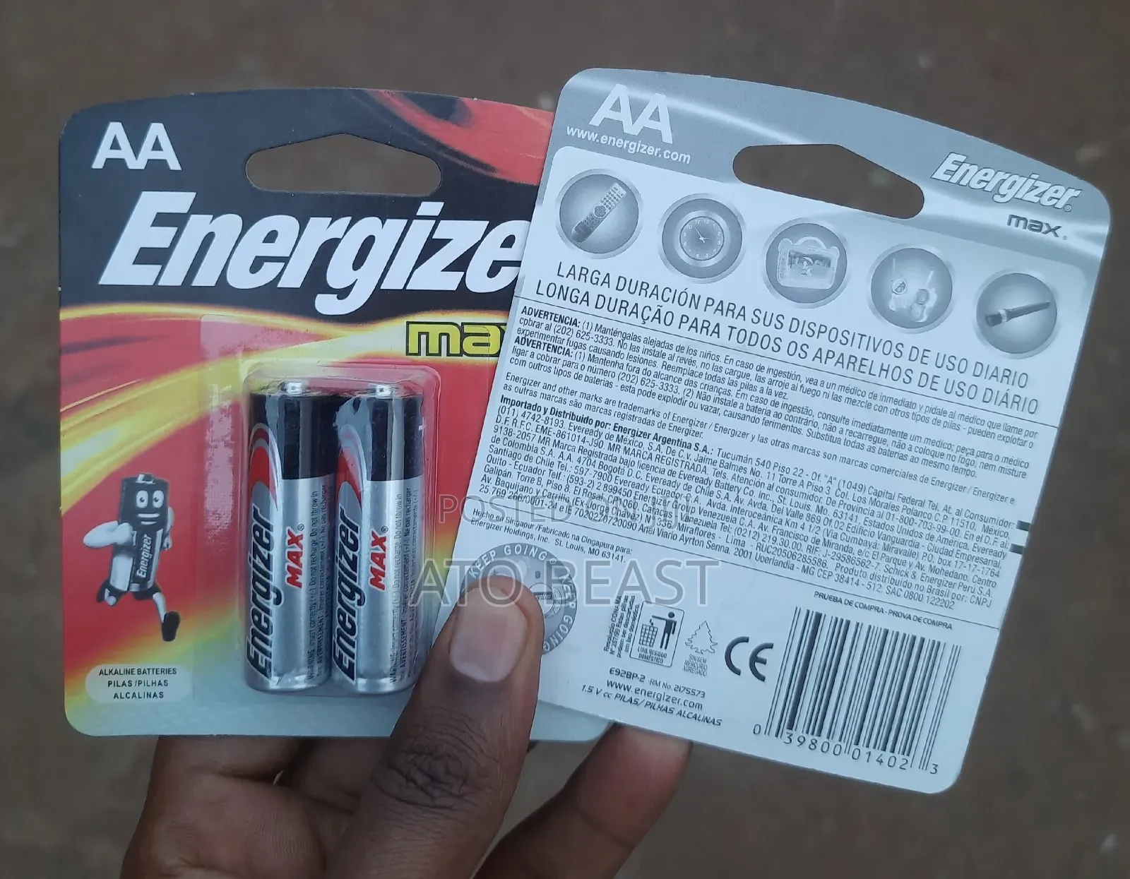 Energizer Aa Alkaline Battery