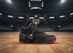 Jordan-3 Black Red Sneakers – Premium Comfort | Street Sports Wear