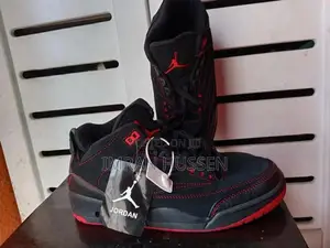 Photo - Jordan-3 Black Red Sneakers – Premium Comfort | Street Sports Wear