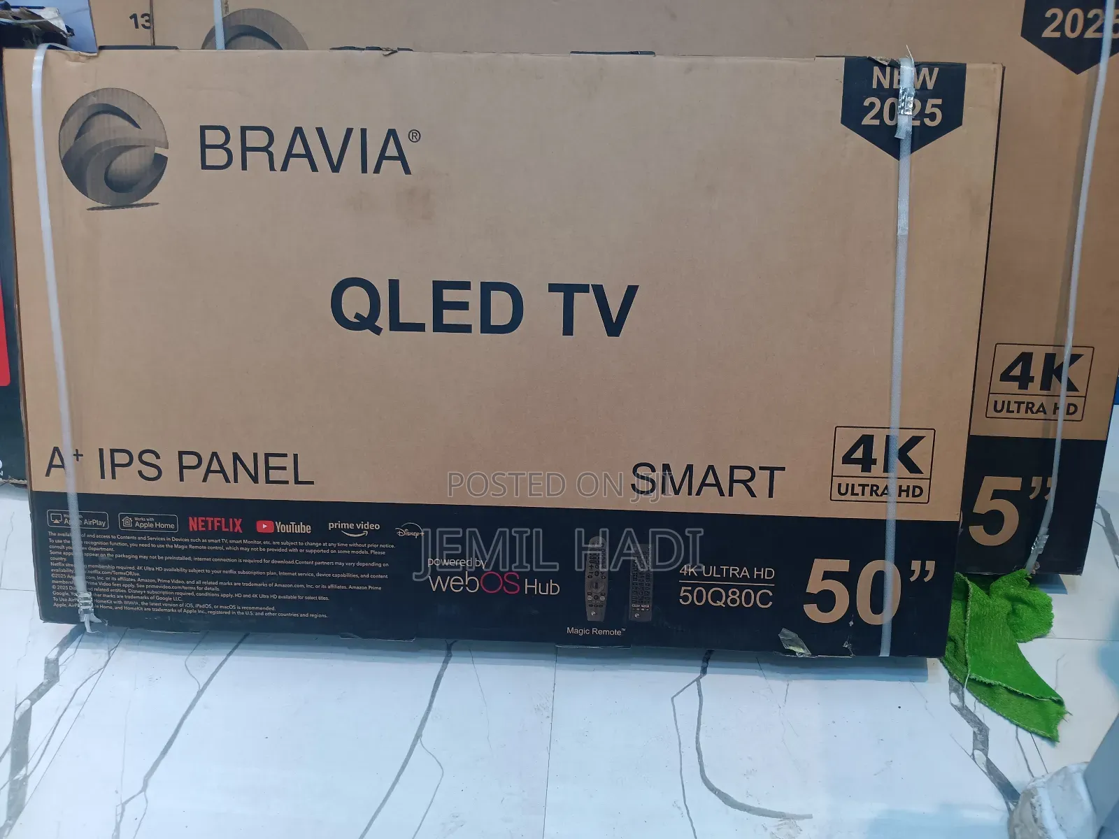 Bravia Smart Tv 50 Inch Andrayd Frem Les New Medin Koriya