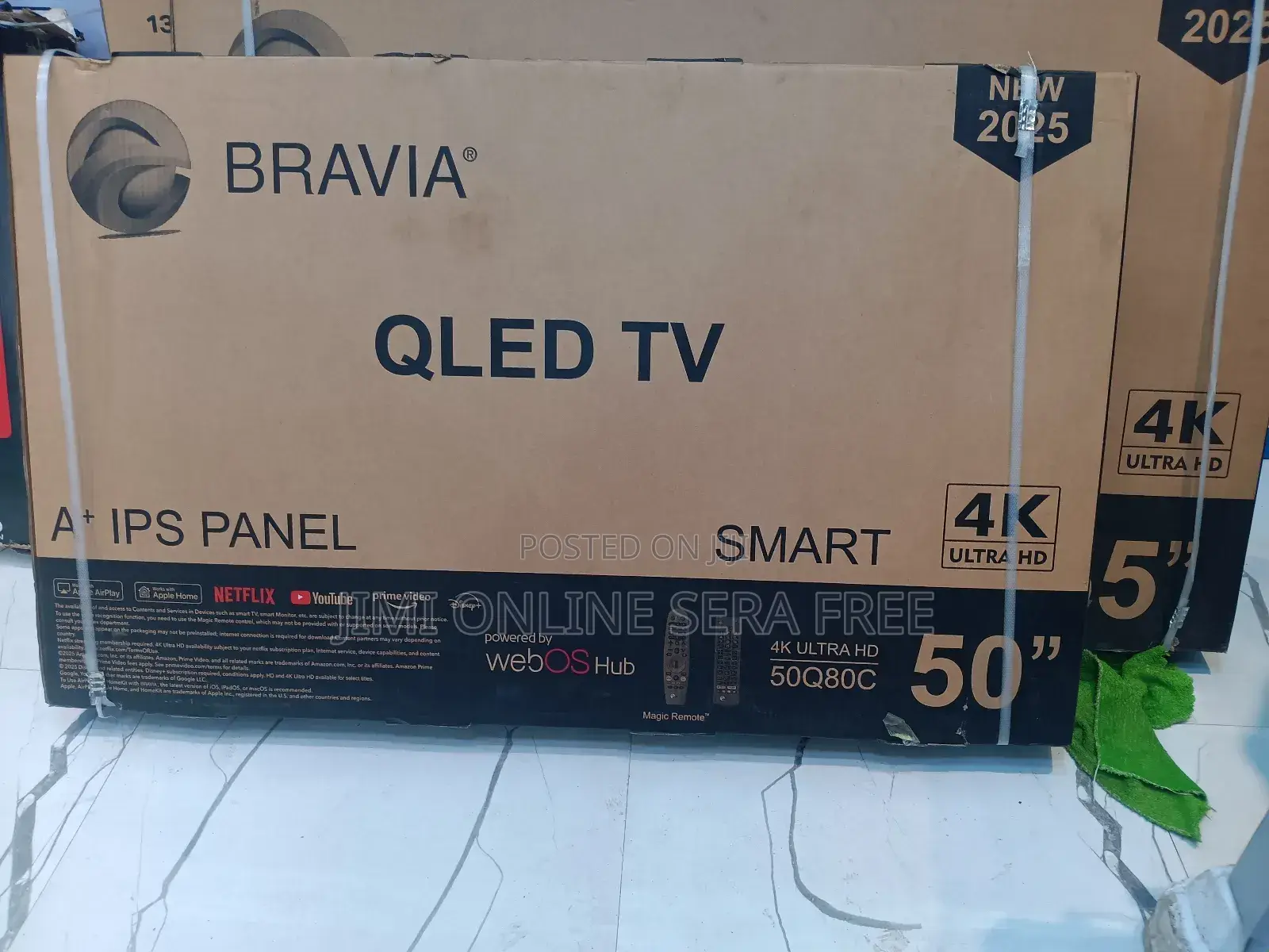 Bravia Smart Tv 50 Inch Andrayd Frem Les New Medin Koriya
